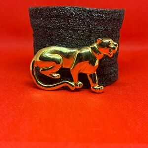 Gold Panther brooch